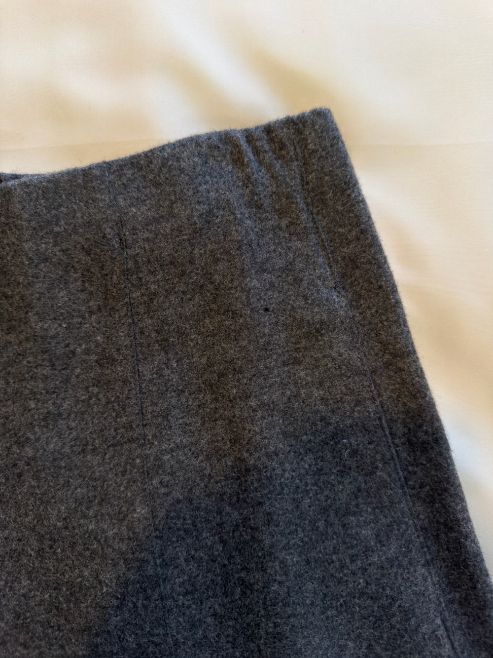 Oska 100% Wool Barrel Trousers Charcoal Grey - Picture 14 of 16